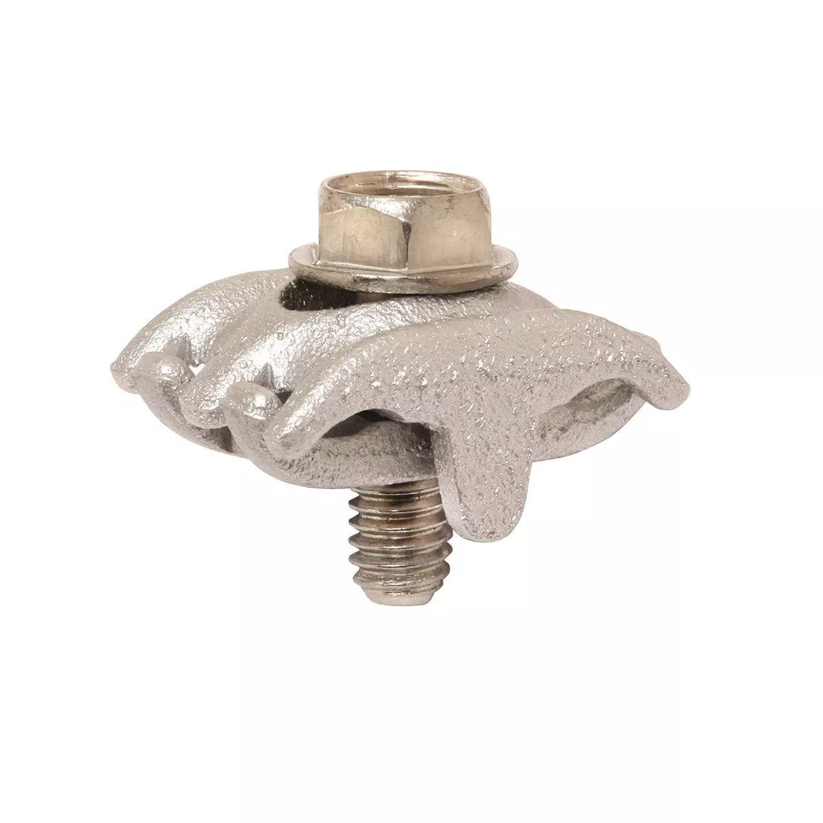 Burndy UCK3UL - Interlocking-Finger Parallel Clamp - #6-2 AWG Sol/Str for Both Grooves - Copper Tin-Plated