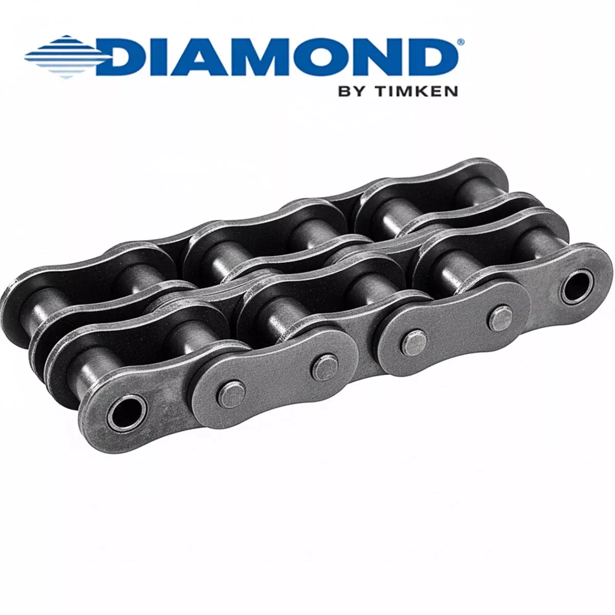 Diamond Roller Chain - #40 Double Strand x 10' Box, priced per foot