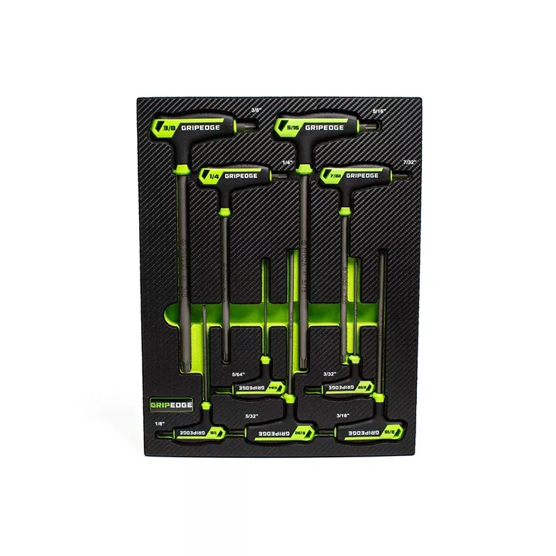 Grip Edge Tools - 9-Pc SAE Hex T-Handle Set
