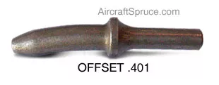 Offset Rivet Set 3/32 X 7-1/2