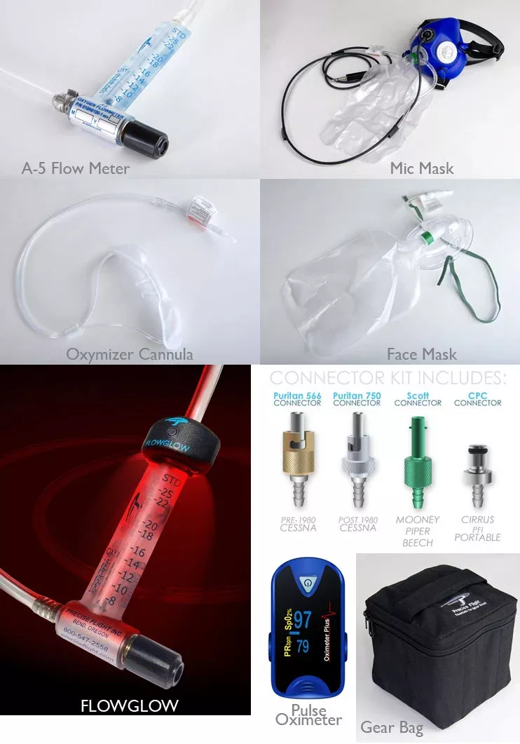 Plane Pack 6 Place Fixed Oxygen System