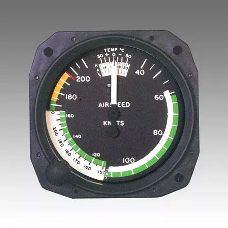 Sigmatek 3-1/8 True Airspeed 40-200KNT 40-240MPH LIT